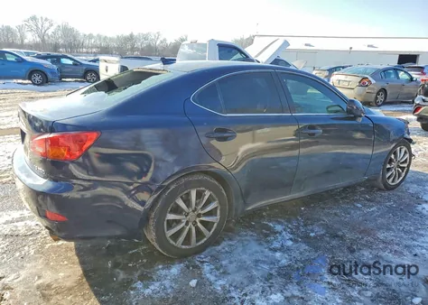 2007 Lexus Is 250 from USA, damaged, VIN JTHBK262372055921